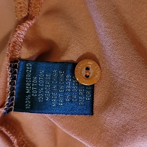 Bugatchi Vomo Men's Longsleeve Orange Size Large - Picture 8 of 10